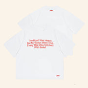 HdPc Merch The Road Was Heavy T-Shirt Motivational Quote Shirt Gifts For Her - Lily Birch Market
