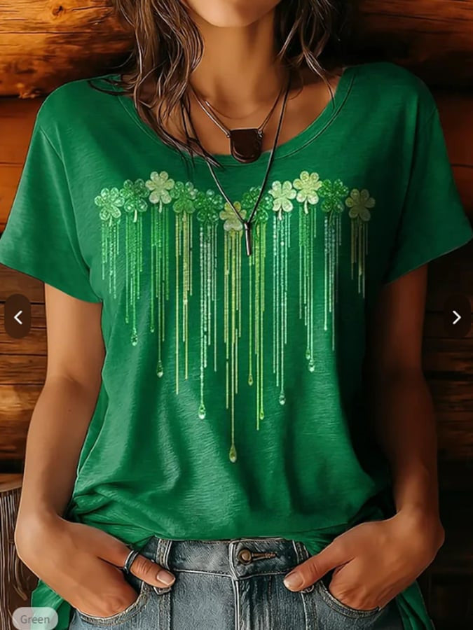  Heart of Luck T-Shirt Funny St. Patrick's Day Clover Shirt Lucky Irish Tee Gifts For Holiday - TradiViet