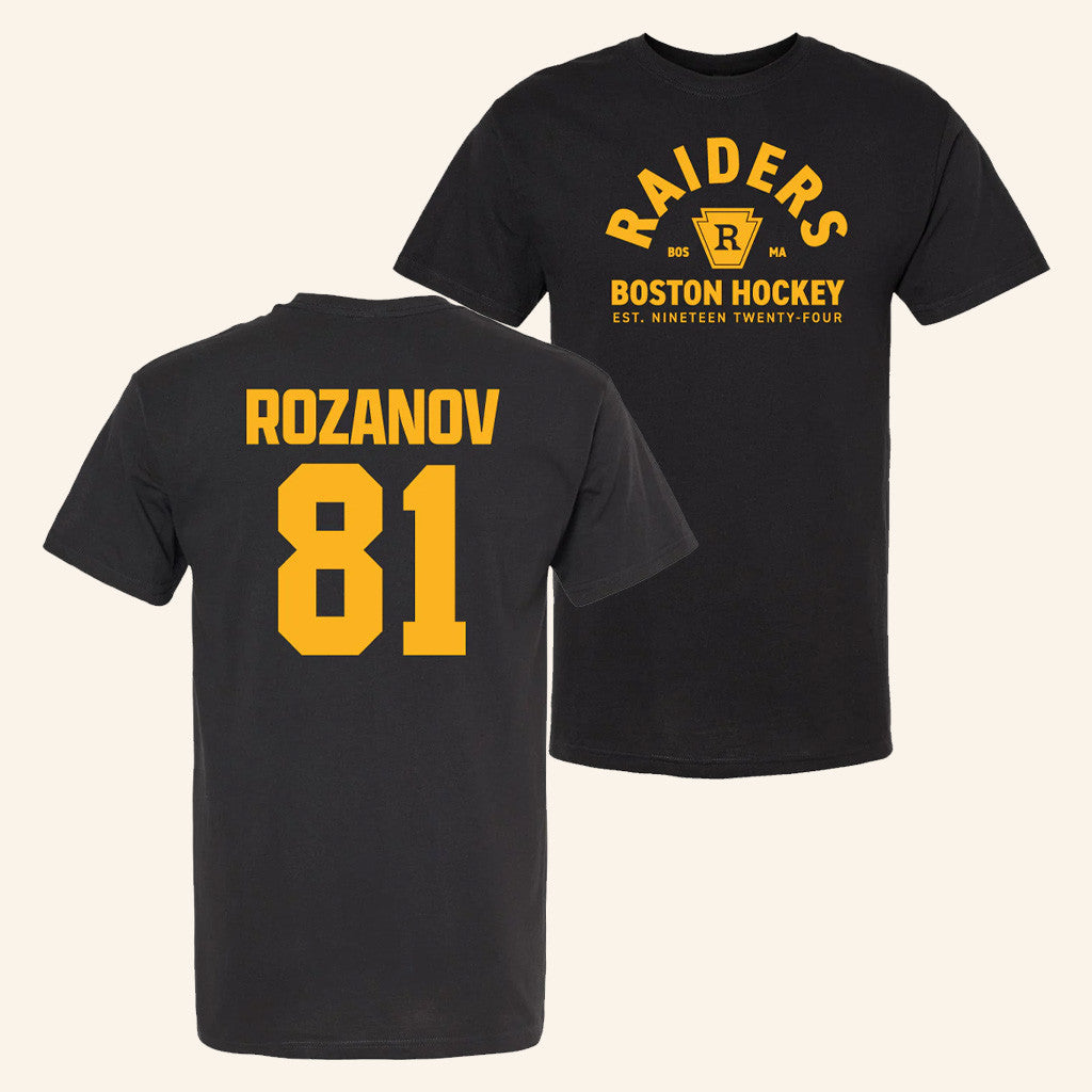 Heated Rivalry Merch Ilya Rozanov 81 Boston Raiders T-Shirt Best Christmas Gifts For Boyfriend - Lily Birch Market