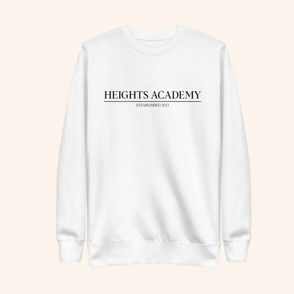 Heights Church Merch Heights Academy Established 2023 Sweatshirt Gifts For Christian - Lilybirchmarket