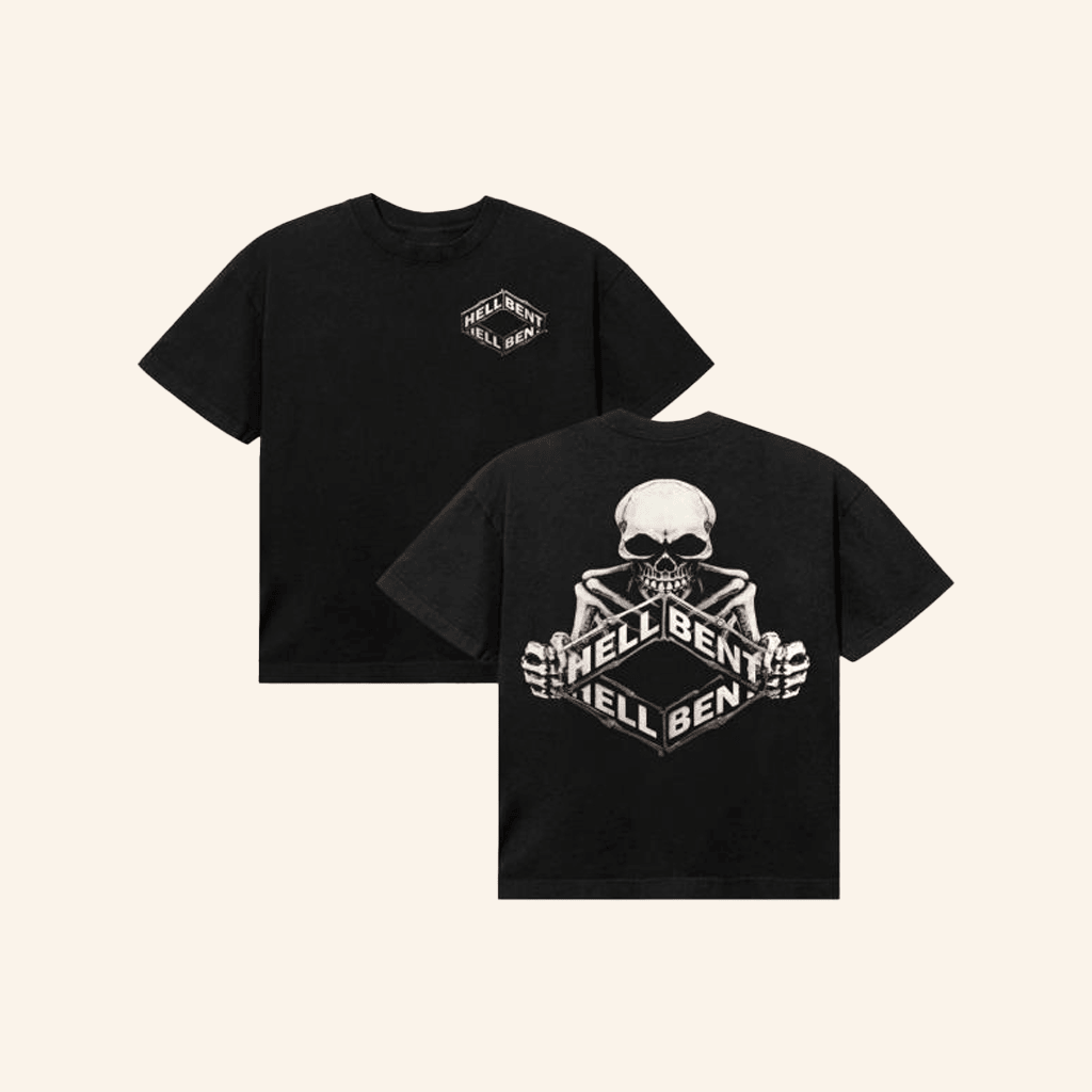 Hellbent Records Merch Gravestone Hellbent Logo T-Shirt Him Gifts - Lily Birch Market