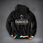 Hello Darkness My old Friend Hoodie Saint Patrick's Day Hooded Sweatshirt St Pats Present - Lilybirchmarket
