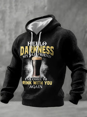 Hello Darkness My Old Friend Hoodie St Patrick's Day Clothing Gift Ideas For Him Ireland - Lilybirchmarket