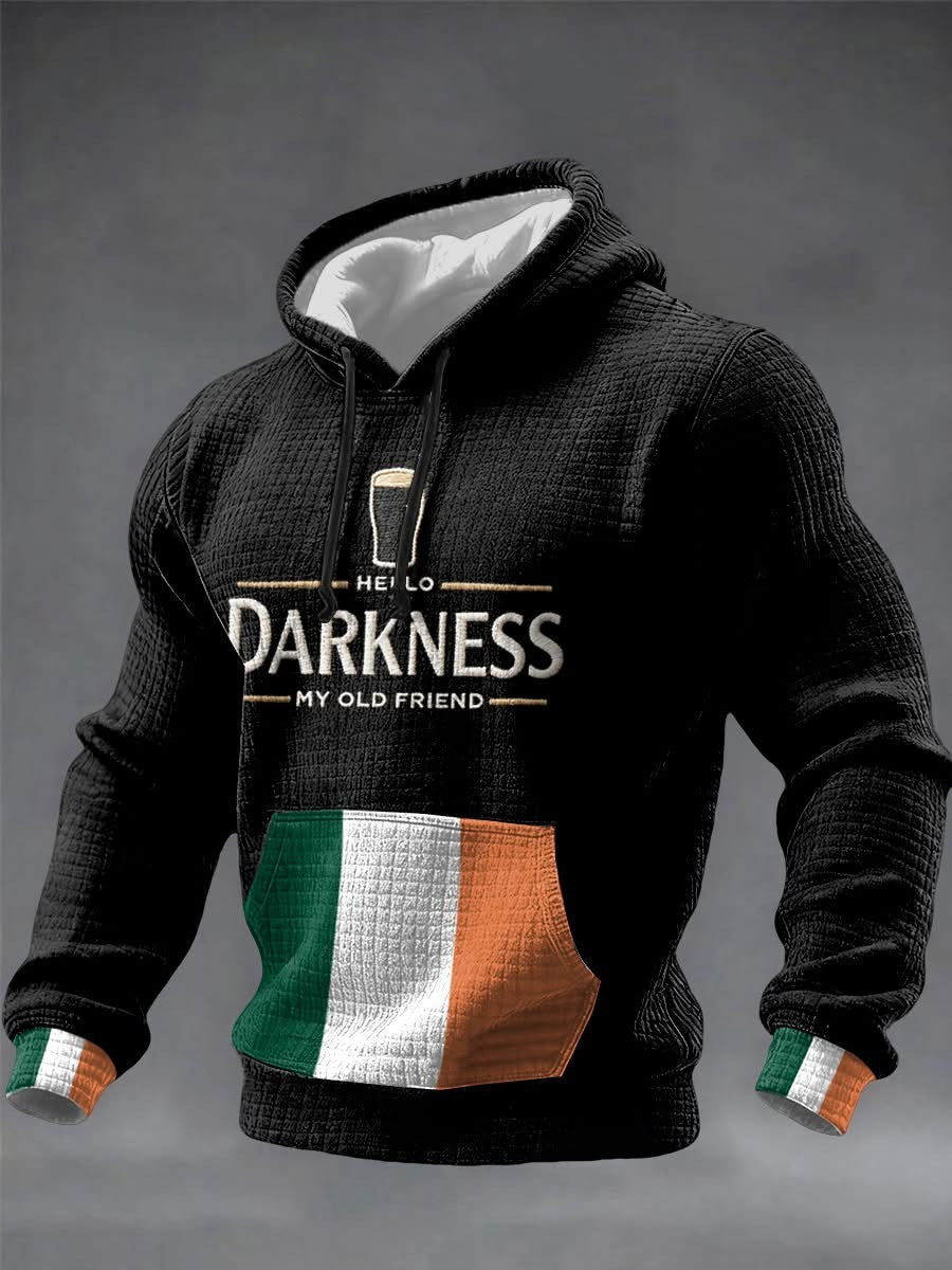 Hello Darkness My Old Friend Hoodie St Patty's Day Apparel Gift Ideas For Husband Ireland - Lilybirchmarket
