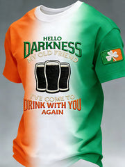  Hello Darkness My Old Friend Shirt St Patrick's Day Apparel Gifts For Ireland Men's - TradiViet