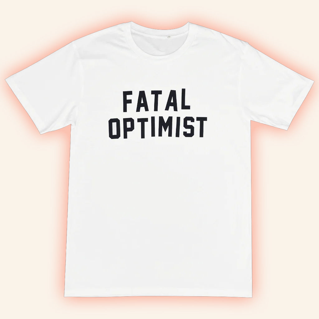 Hello Merch Merch Madi Diaz Fatal Optimist T-Shirt Gift Ideas For Friends - Lily Birch Market