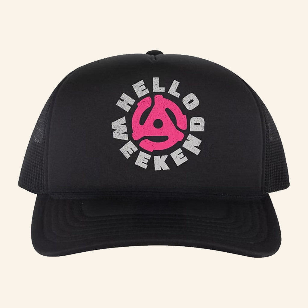 Helloweekendmusic Merch Hw Foam Trucker Hat Gifts For Her - Lilybirchmarket
