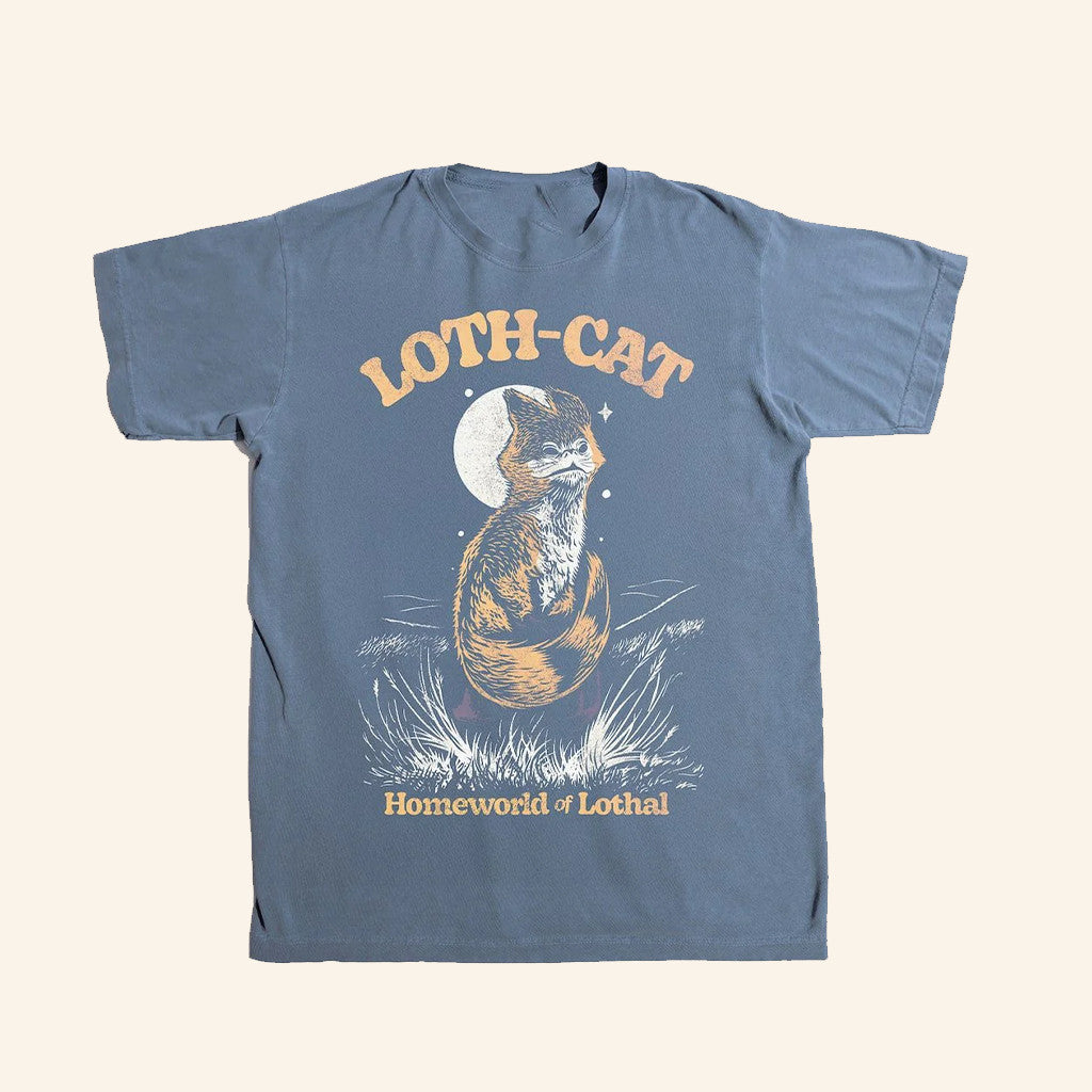 Heroes Villains Merch Star Wars Loth Cat Stamp T-Shirt Homeworld Of Lothal Shirt Him Gifts - Lily Birch Market
