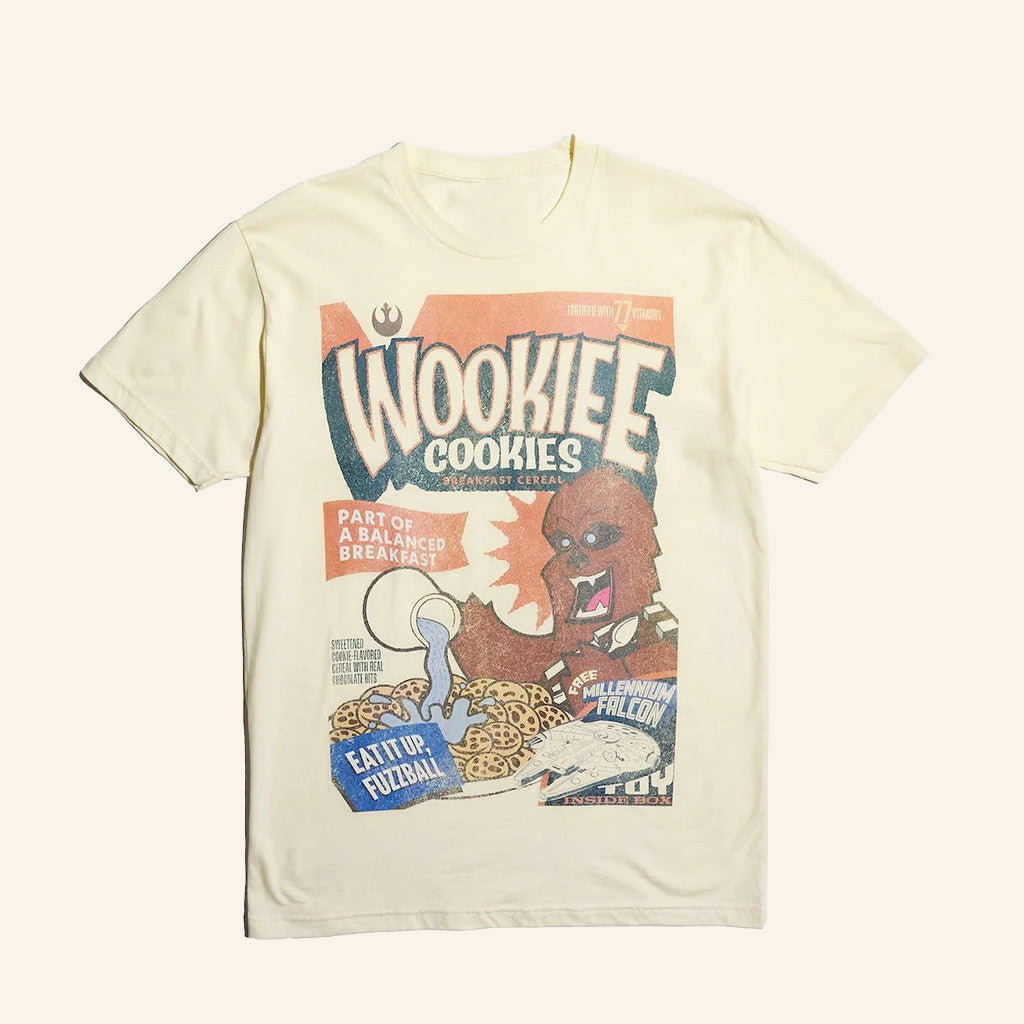 Heroes Villains Merch Star Wars Wookie Cookies Cereal Zine T-Shirt Gifts For Best Friend - Lily Birch Market