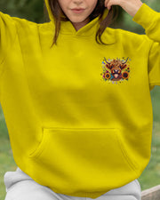 Highland Cow Apparently I Have An Attitude Hoodie Sunflower And Peace Pullover Gift For Women - Lilybirchmarket
