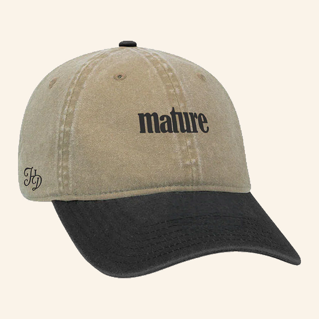 Hilary Duff Merch Mature Embroidered Hat HD Hat Present For Husband - Lilybirchmarket