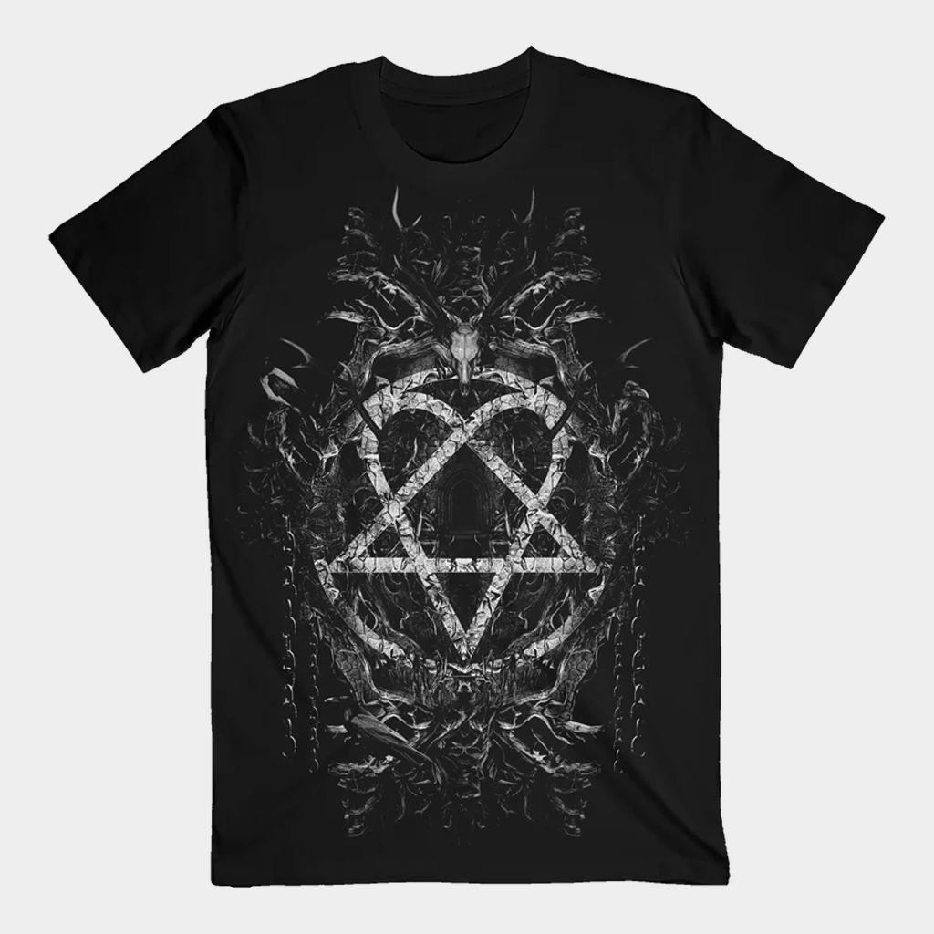 HIM Merch Endless Dark T-Shirt Black Gift Ideas For Rock Music Lovers - Lily Birch Market