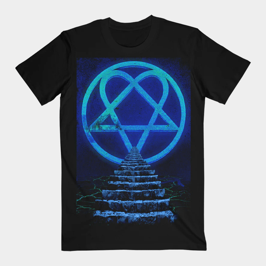 HIM Merch Esoterigram T-Shirt Black Cool Gifts For Rock Lovers - Lily Birch Market