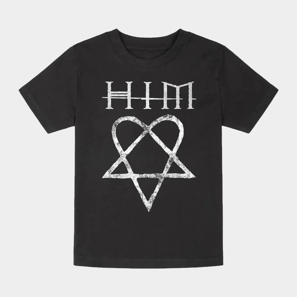 HIM Merch Heartagram T-Shirt HIM Logo Shirt Gifts For Rock Fans - Lily Birch Market