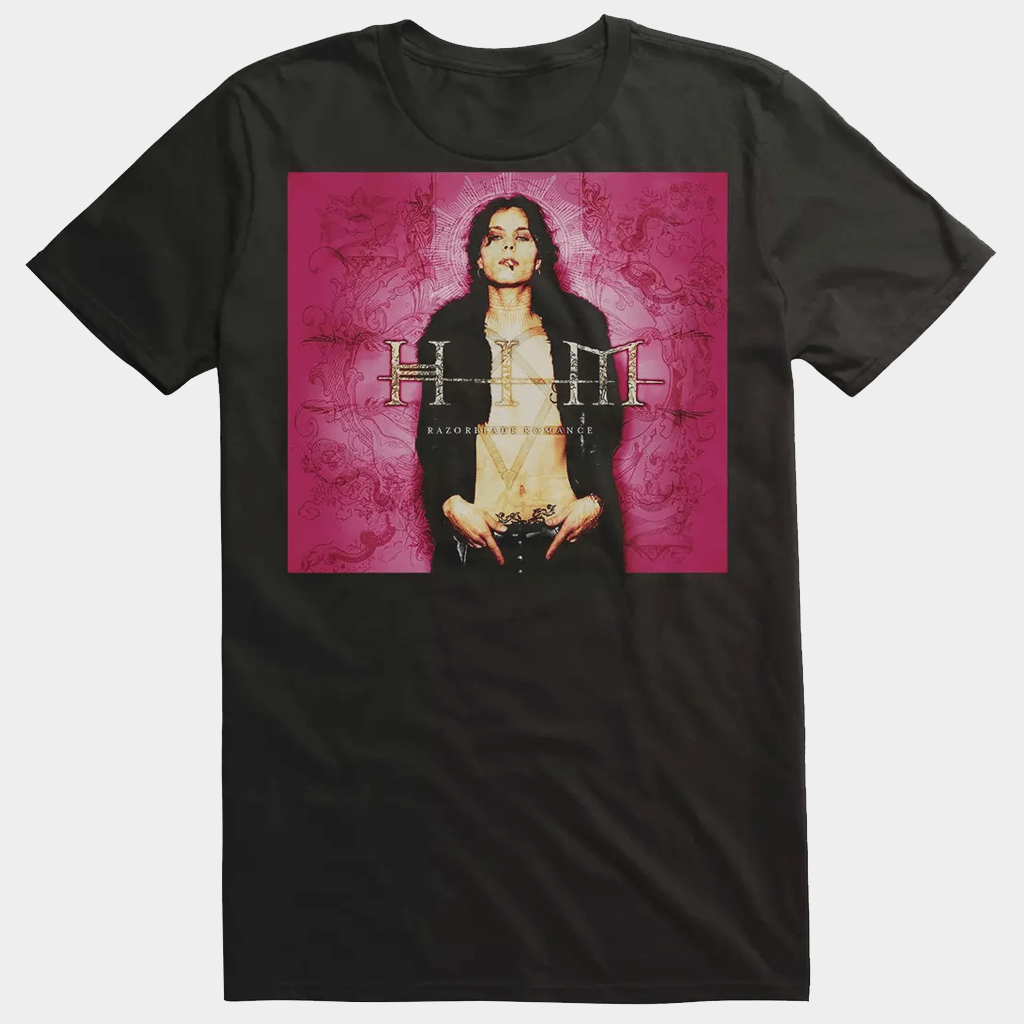HIM Merch Razorblade Romance Album T-Shirt Best Gifts For Music Lovers - Lily Birch Market