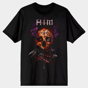 HIM Merch Skull And Raven T-Shirt Music Gift Ideas For Guys - Lily Birch Market