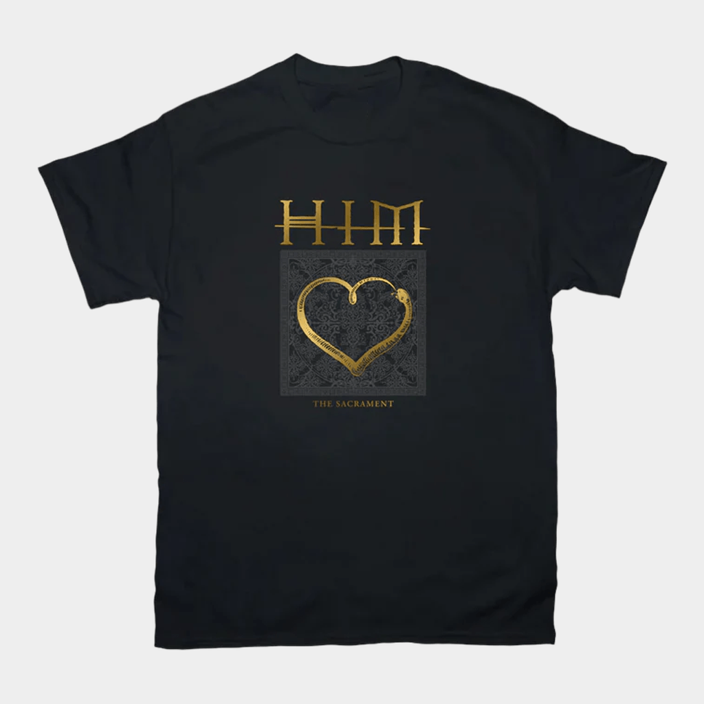HIM Merch The Sacrament T-Shirt Black Cool Gifts For Rock Lovers - Lily Birch Market