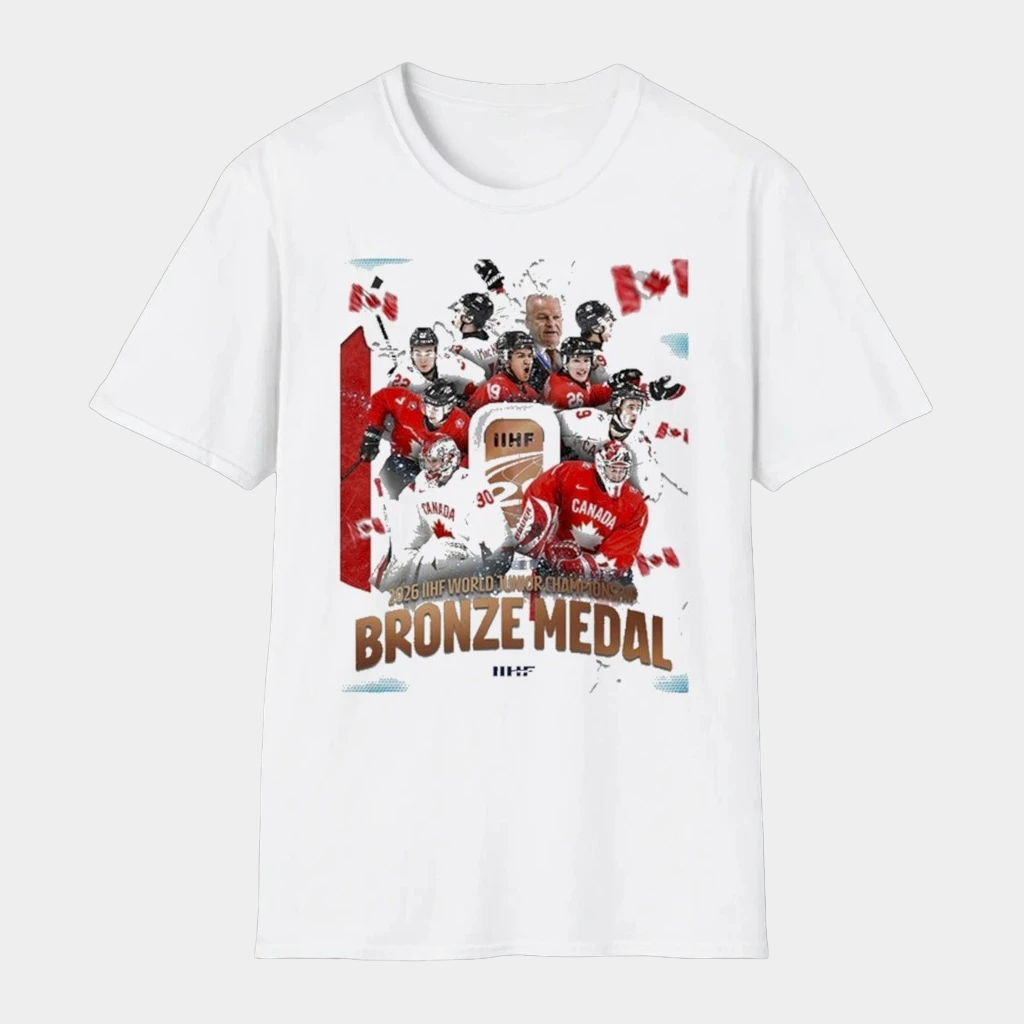 Hockey Canada Are Bronze Medal 2026 IIHF Junior Champions T-Shirt Ice Hockey Fan Gifts - Lily Birch Market