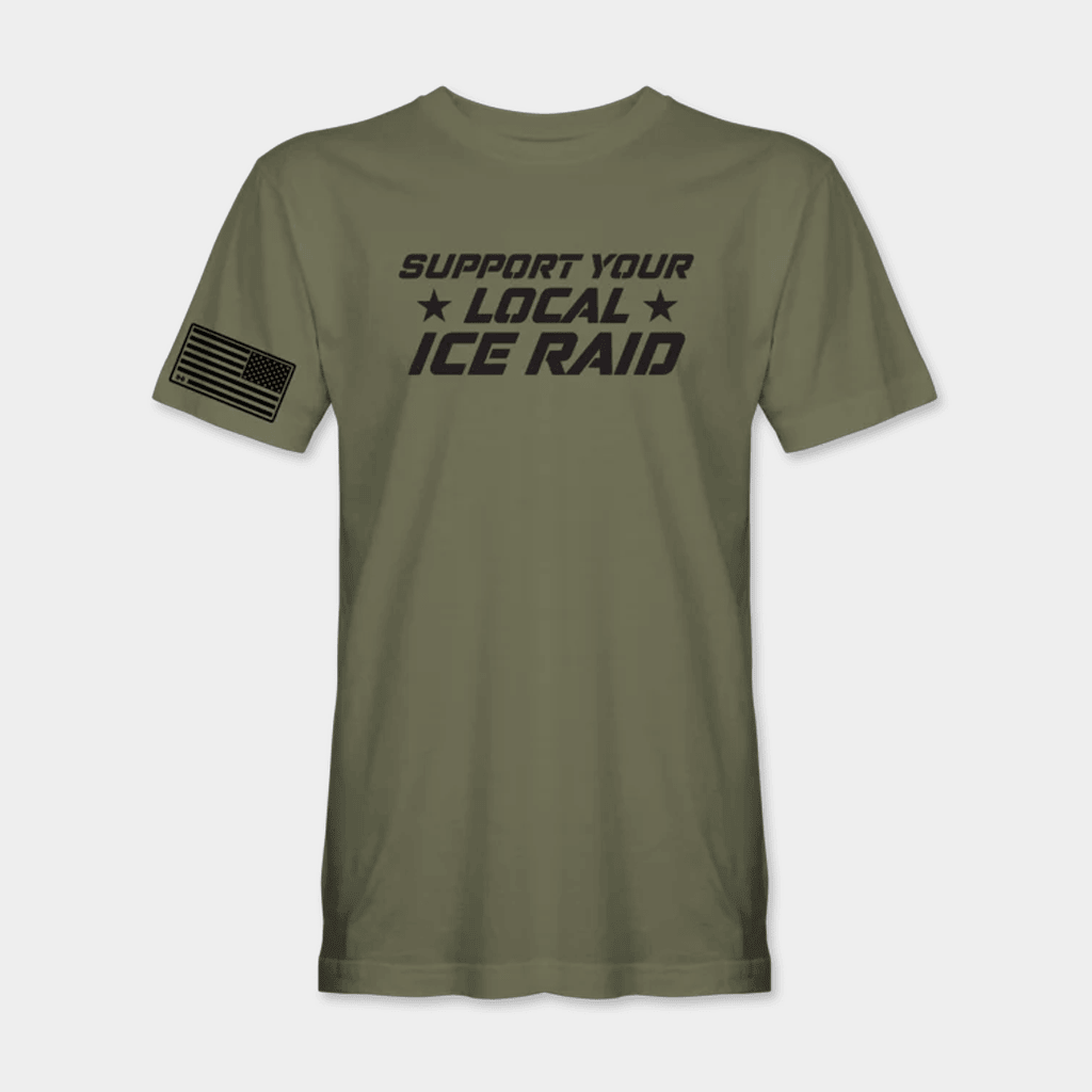 Hodgetwins Merch Support Your Local ICE Raid T-Shirt Political Statement Apparel Gifts - Lily Birch Market