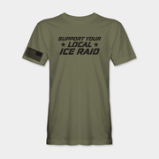 Hodgetwins Merch Support Your Local ICE Raid T-Shirt Political Statement Apparel Gifts - Lily Birch Market