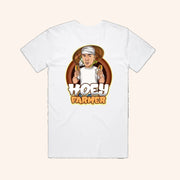 Hoey Farmer Merch Hoey Farmer Graphic Logo T-Shirt White Present For Dad - Lily Birch Market