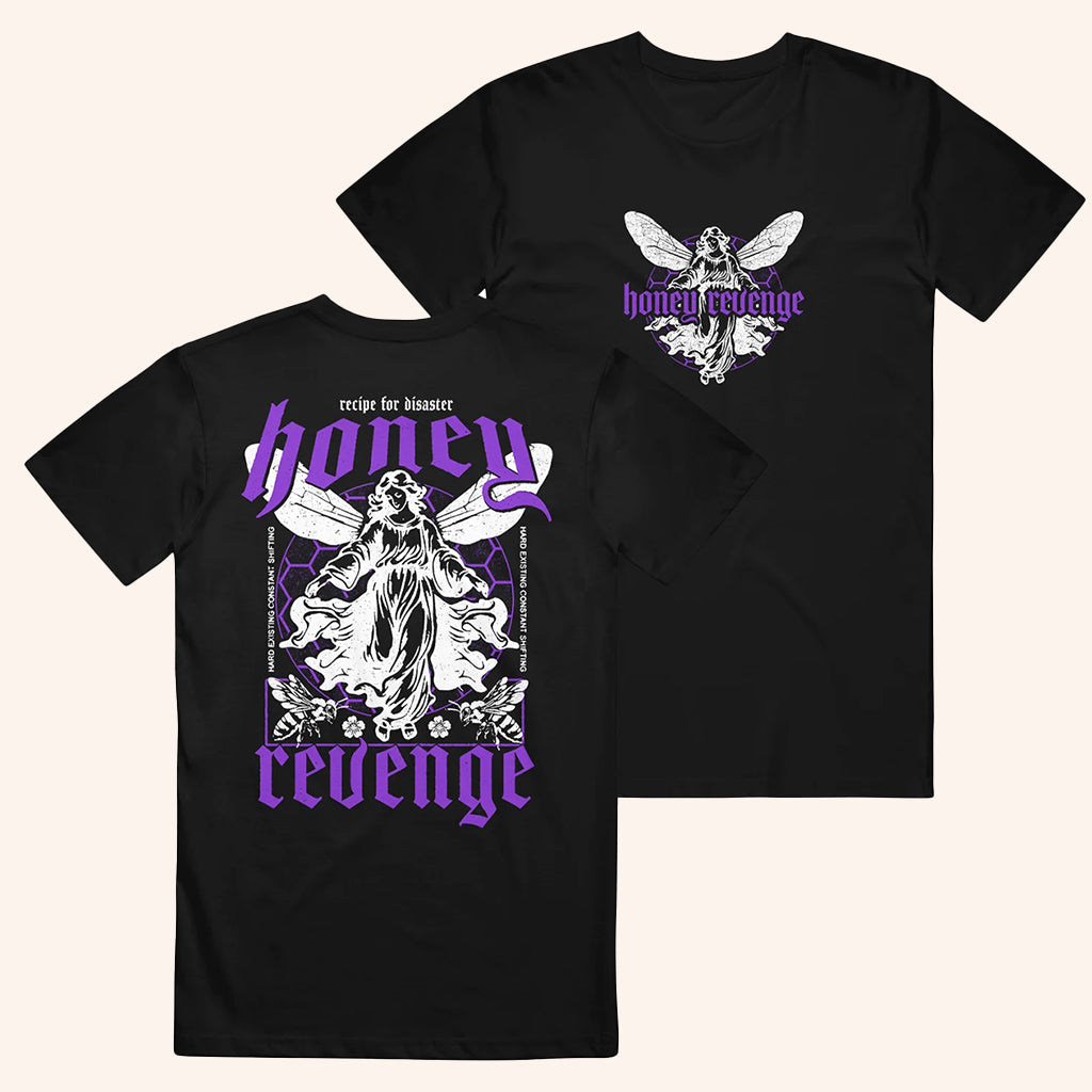 Honey Revenge Merch Angel Black T-Shirt Presents For Music Lovers - Lily Birch Market