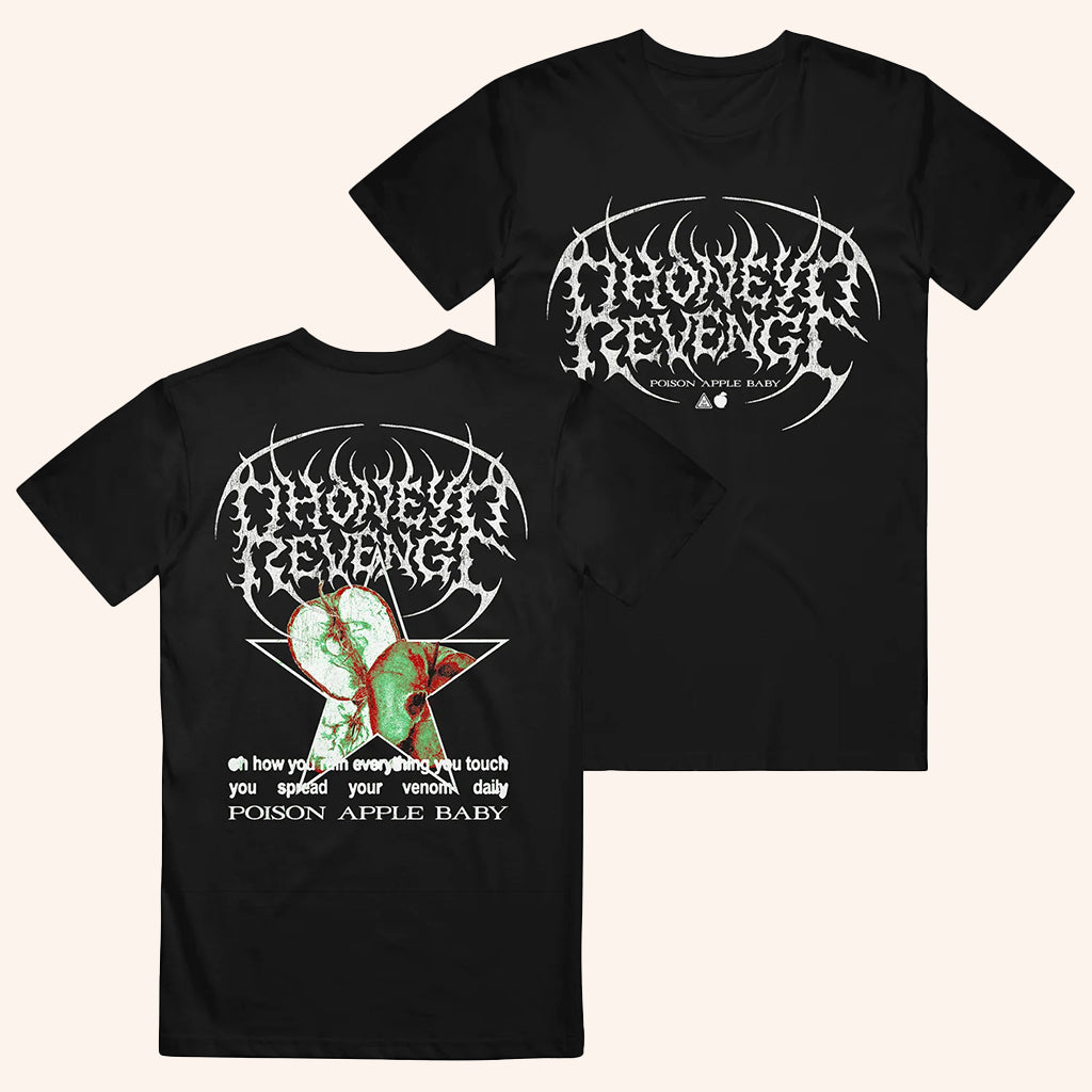 Honey Revenge Merch Poison Apple Baby Metal Black T-Shirt Gifts For Music Fans - Lily Birch Market