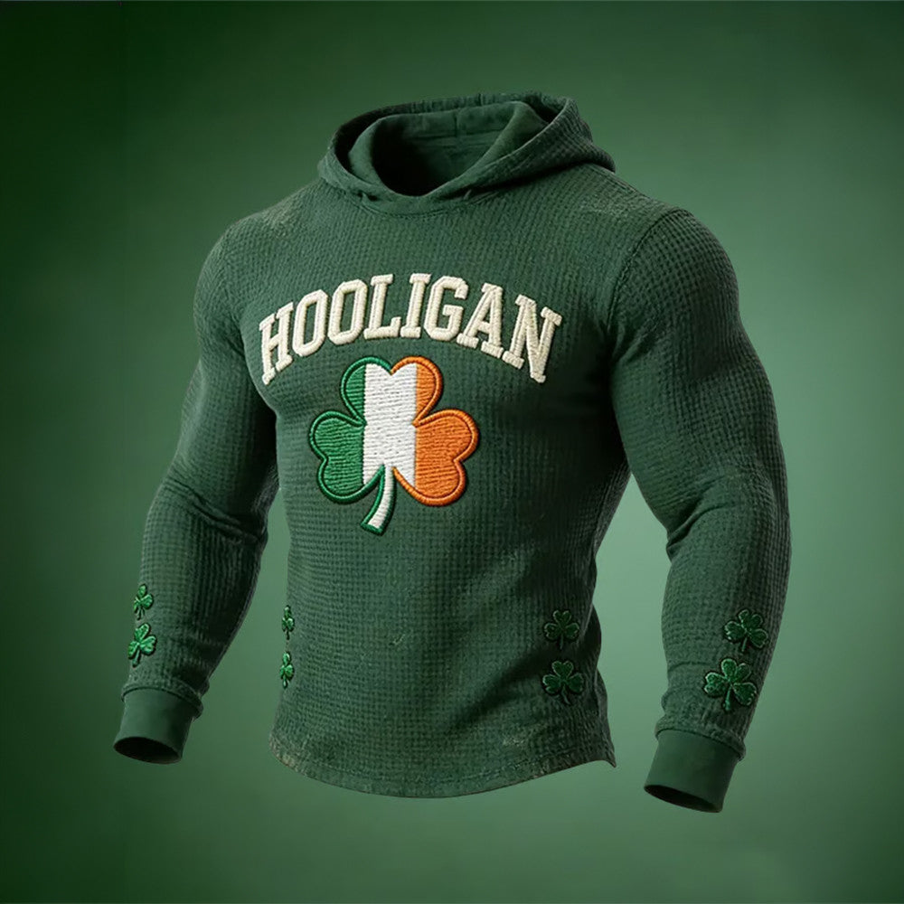 Hooligan St Patrick's Day Hoodie Happy Saint Patrick's Day Hooded Sweatshirt - Lilybirchmarket