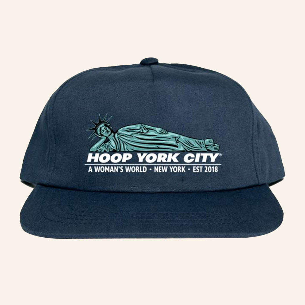 Hoop York City Merch A Woman's World Snapback Hat Gifts For Friends - Lilybirchmarket