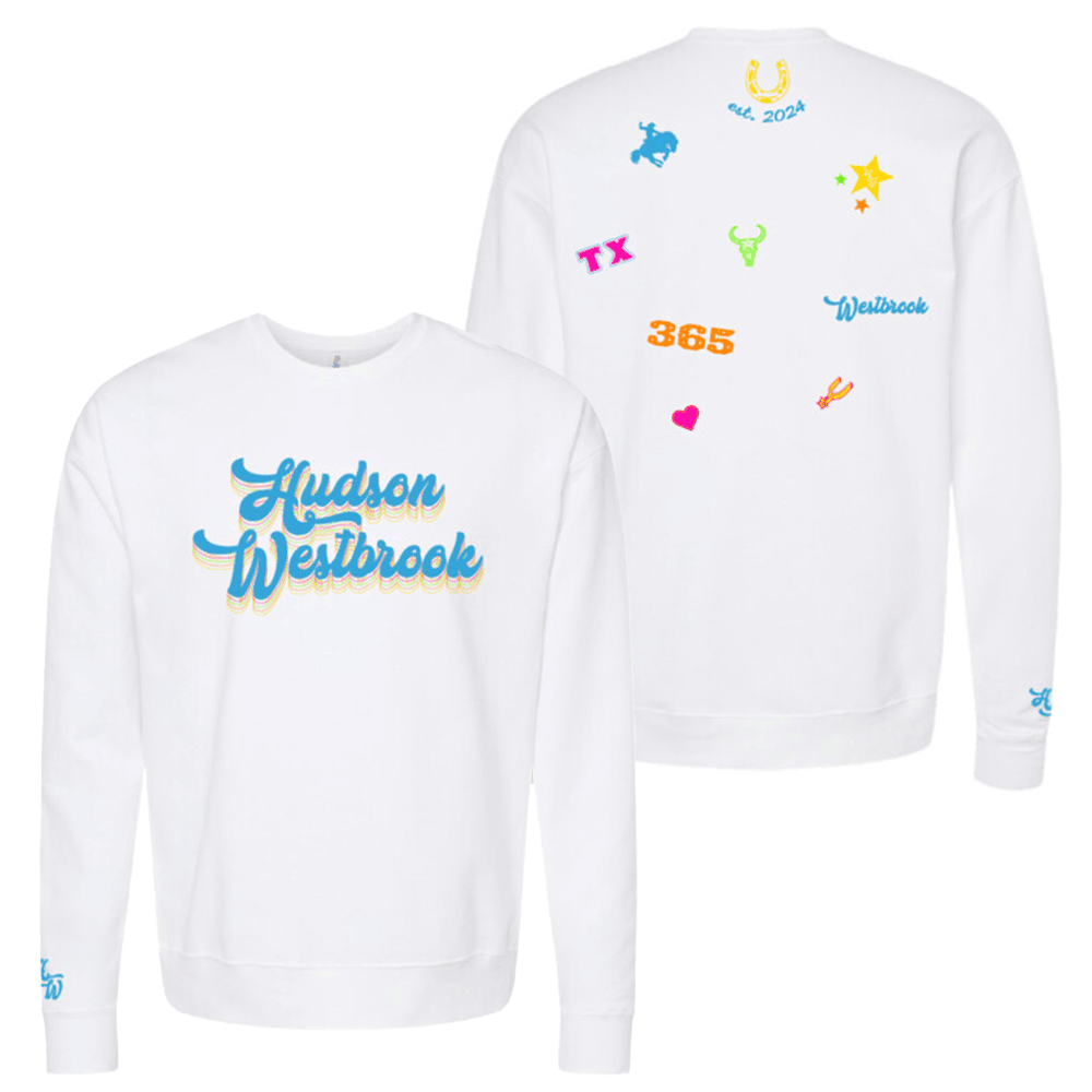 Hudson Westbrook Merch Westbrook Confetti Sweatshirt Fathers Day Presents - Lilybirchmarket