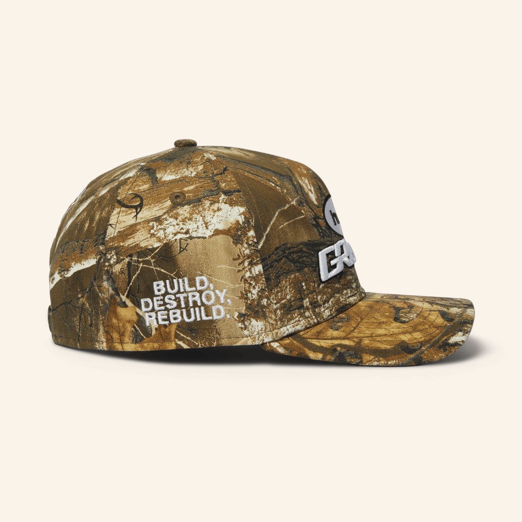 Huf Worldwide Merch Embroidered Huf X Greddy New Era A Frame Camo Hat Dad Christmas Gifts - Lilybirchmarket