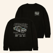 Huf Worldwide Merch Huf X Greddy Retro Mod Crewneck Sweatshirt Husband Christmas Gift Ideas - Lilybirchmarket
