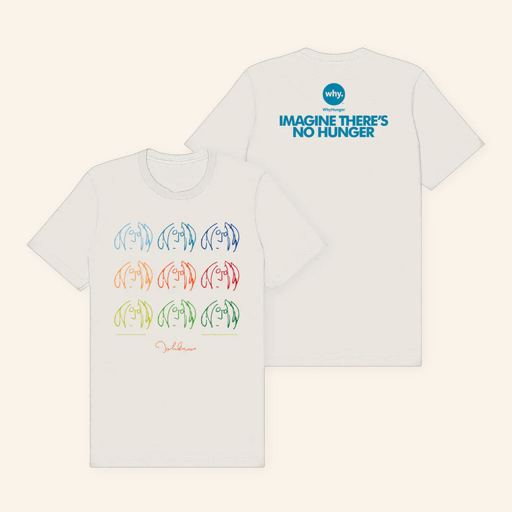 Hungerthon Mech John Lennon Imagine There's No Hunger T-Shirt Christmas Gifts For Friends - Lily Birch Market
