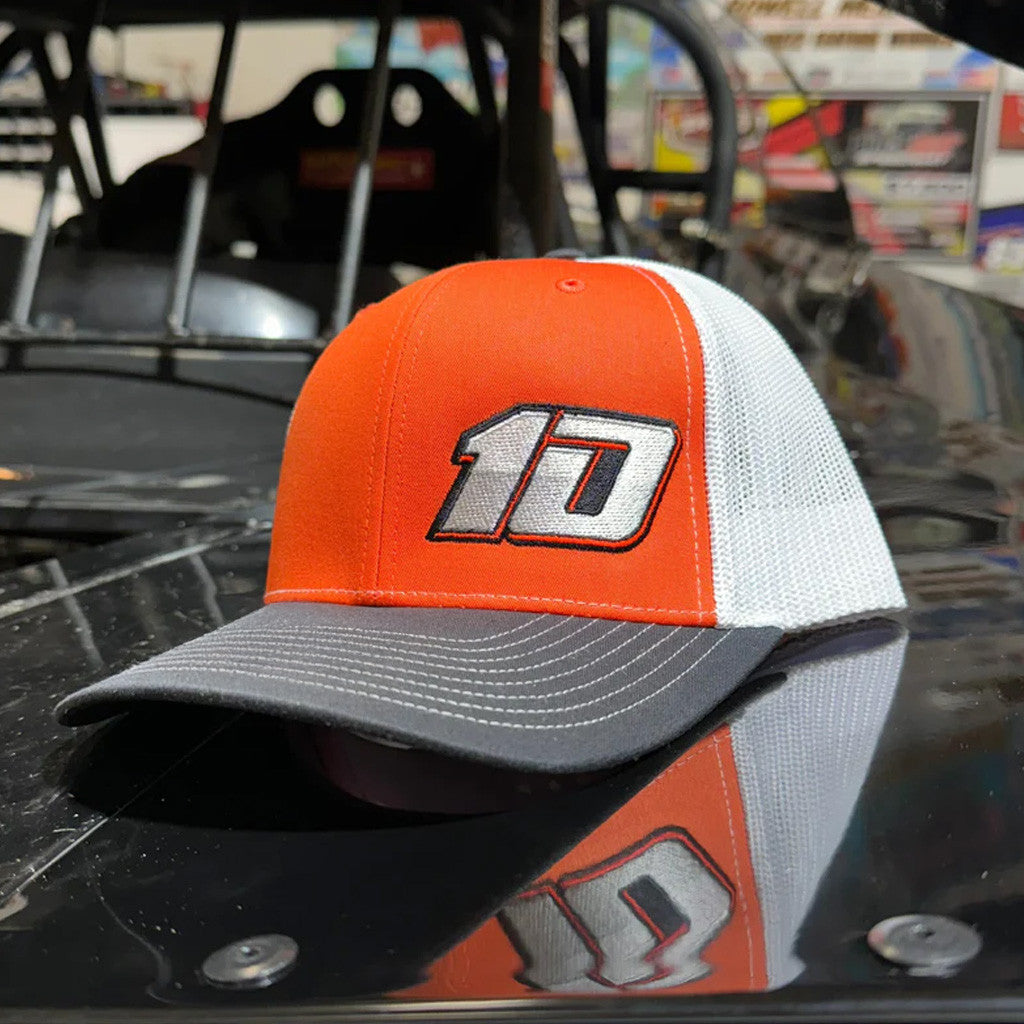 Hunt The Front Merch Orange 10 Trucker Hat Best Gifts For Boyfriend - Lilybirchmarket