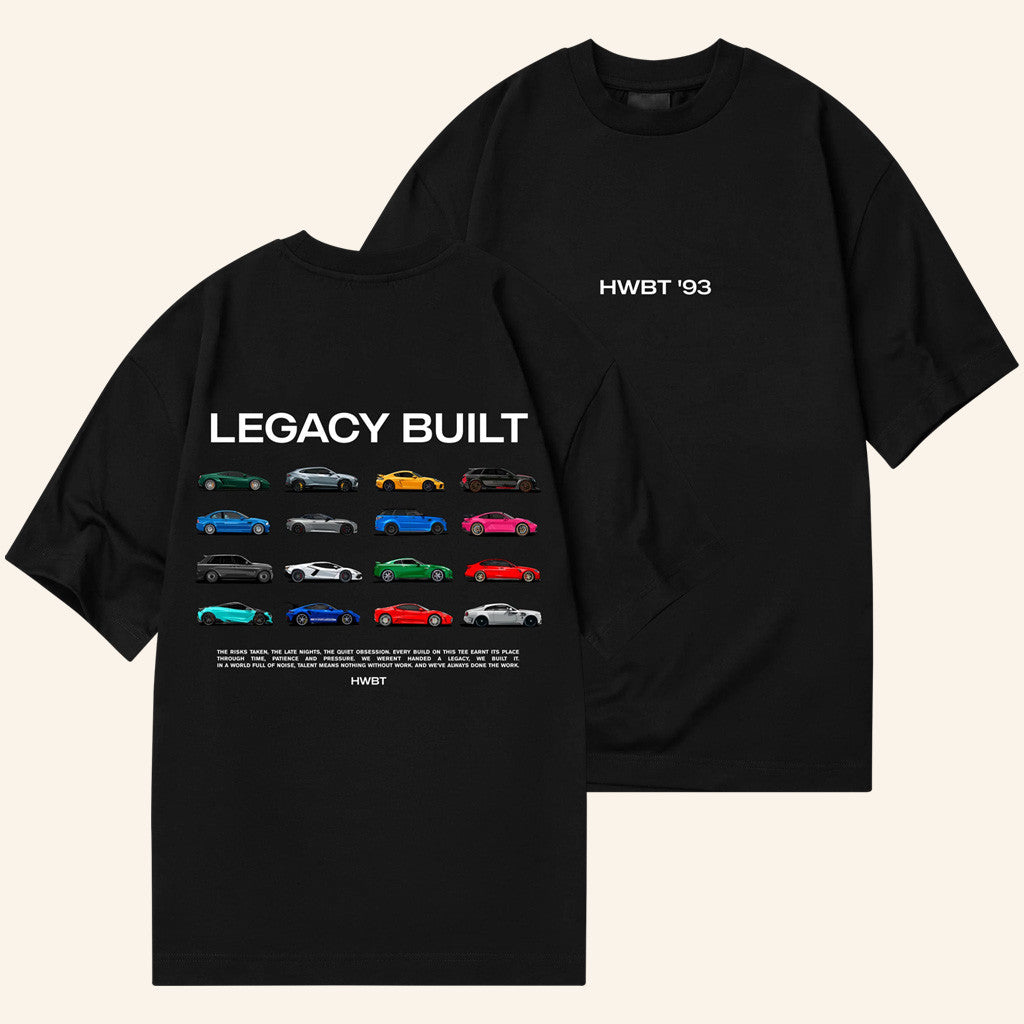 HWBT Merch Legacy Built Black T-Shirt Great Gifts For Boyfriend - Lily Birch Market
