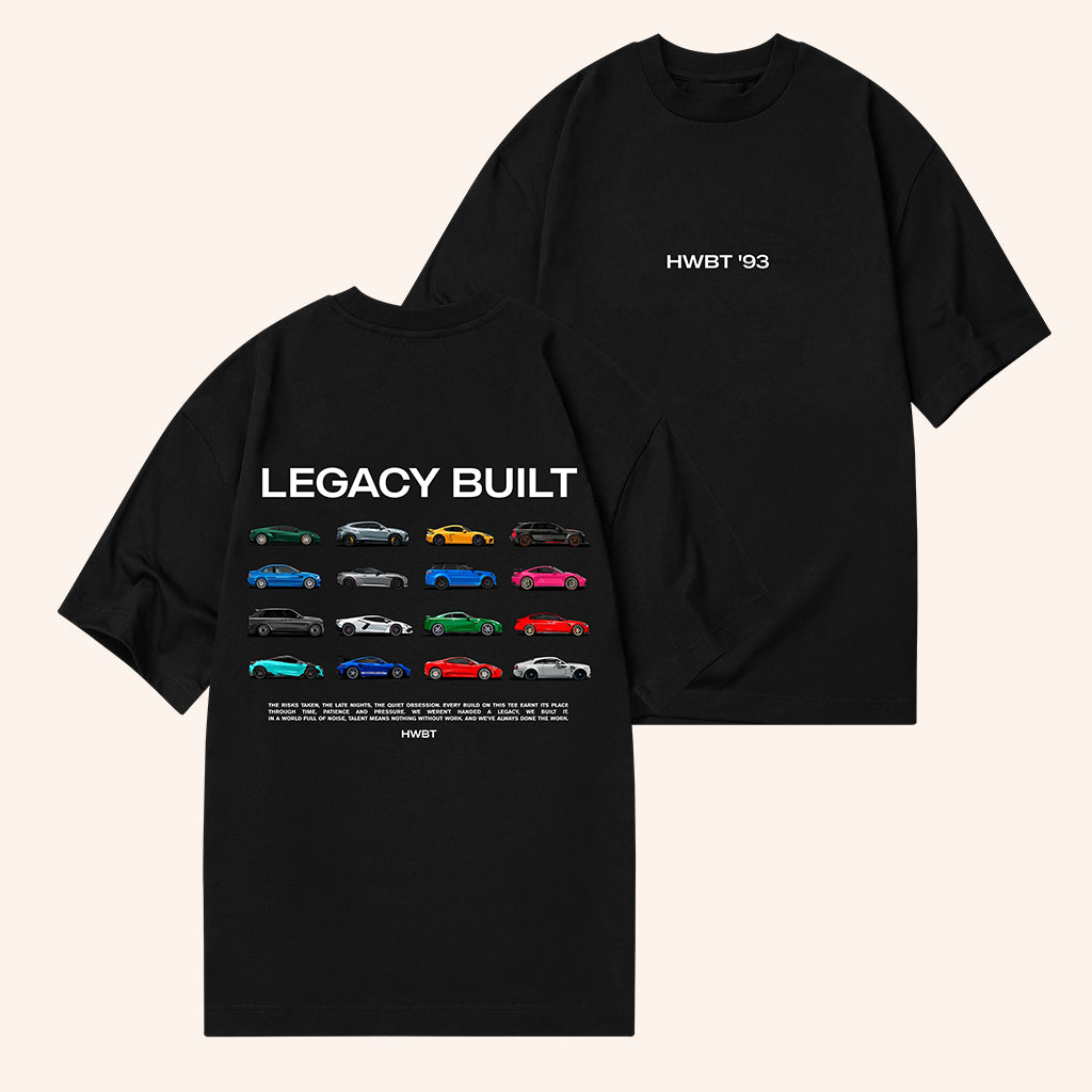 HWBT Merch Legacy Built T-Shirt Black Birthday Gifts For Friends - Lily Birch Market