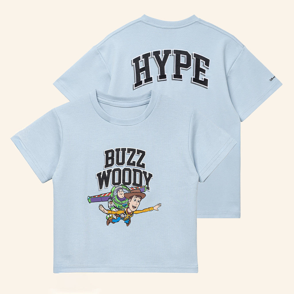 Hype Clothing Merch Hype X Toy Story Buzz Woody Falling T-Shirt Birthday Gifts For Son - Lily Birch Market
