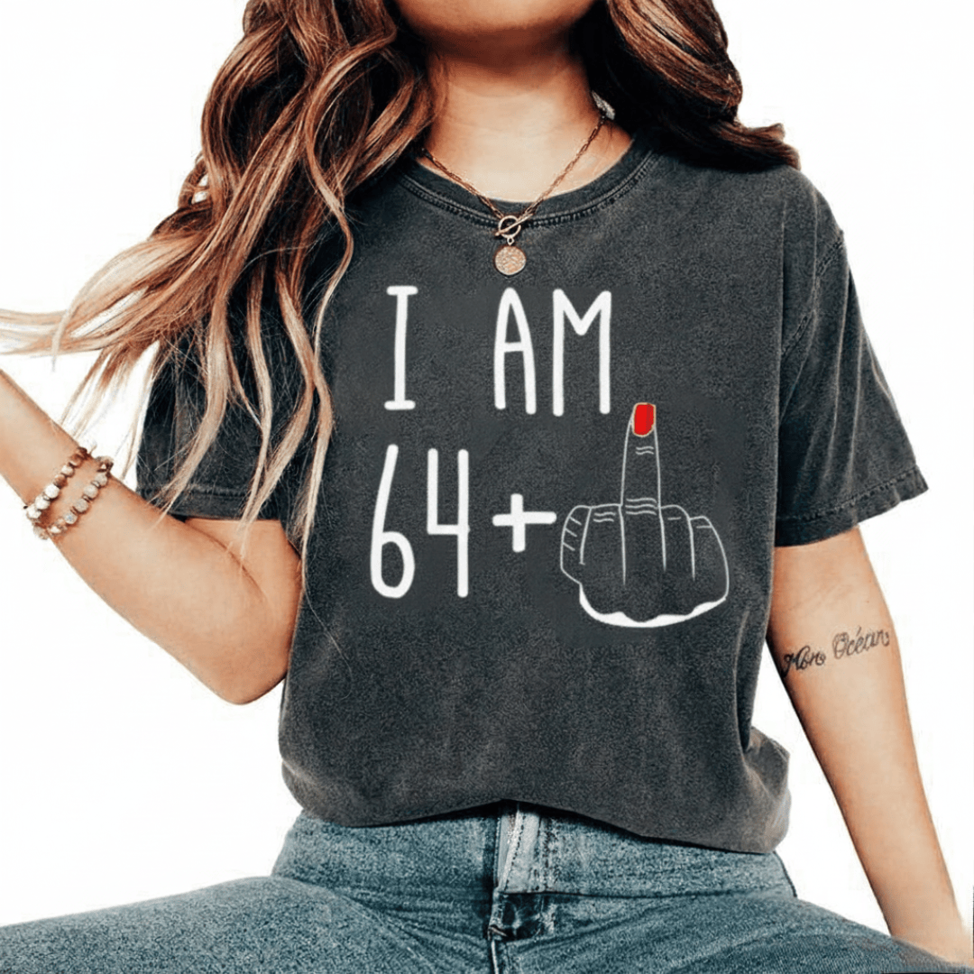 I Am 64 Years Of Amazing Life Wash T-Shirt Birthday Gifts For Her - Lily Birch Market