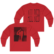 I Am Music Merchandise Playboi Carti All Red Sweatshirt Gifts For Rapper Fans - Lilybirchmarket