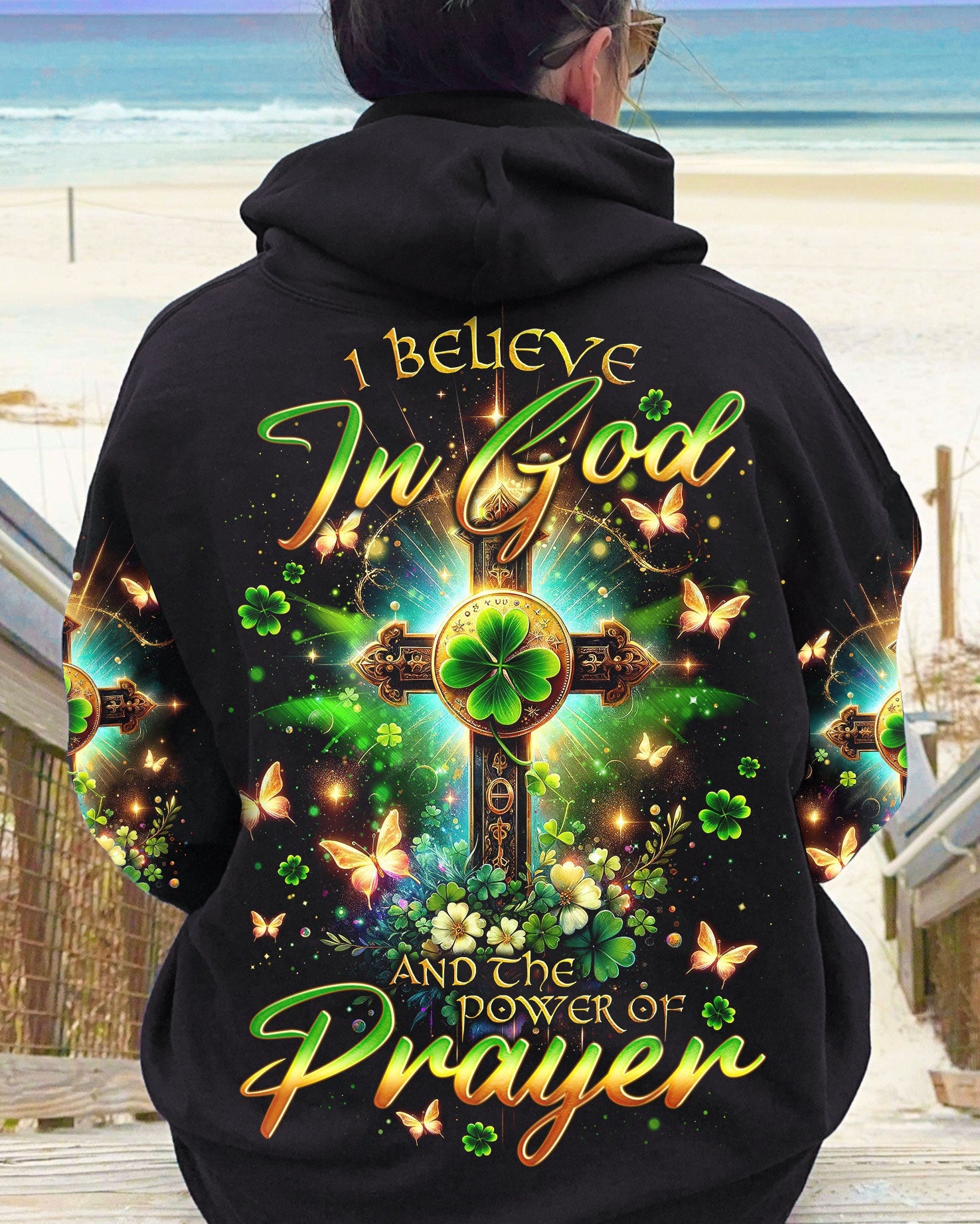 I Believe In God Patricks Day Hoodie Best Idea Gifts For Men - Lilybirchmarket