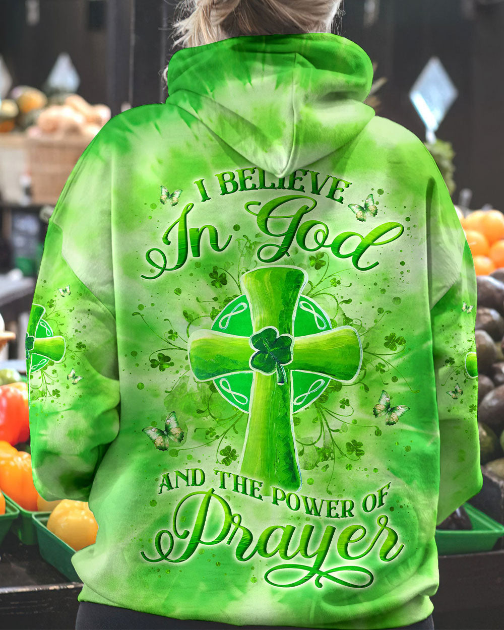 I Believe In God St Patricks Day Hoodie Best Idea Gifts For Men - Lilybirchmarket