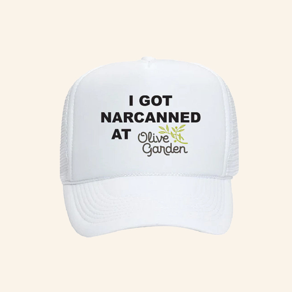 I Got Narcanned At Olive Garden Trucker Hat Humorous Sarcastic Cap Gifts For Friends - Lilybirchmarket