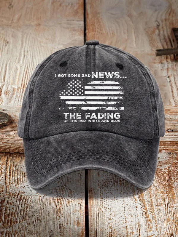 I Got Some Bad News The Fading Of The Red White And Blue Hat Anti-ICE Deportation Resistance Hat - Lilybirchmarket