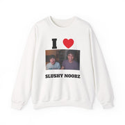 I Heart Slushy Noobz merch Unisex Heavy Blend Crewneck Sweatshirt Gifts For Best Friend - Lilybirchmarket