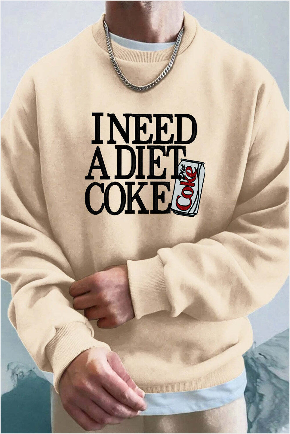 I Need A Diet Coke Sweatshirt For Men Gifts For Brother Trendy Merch - Lilybirchmarket