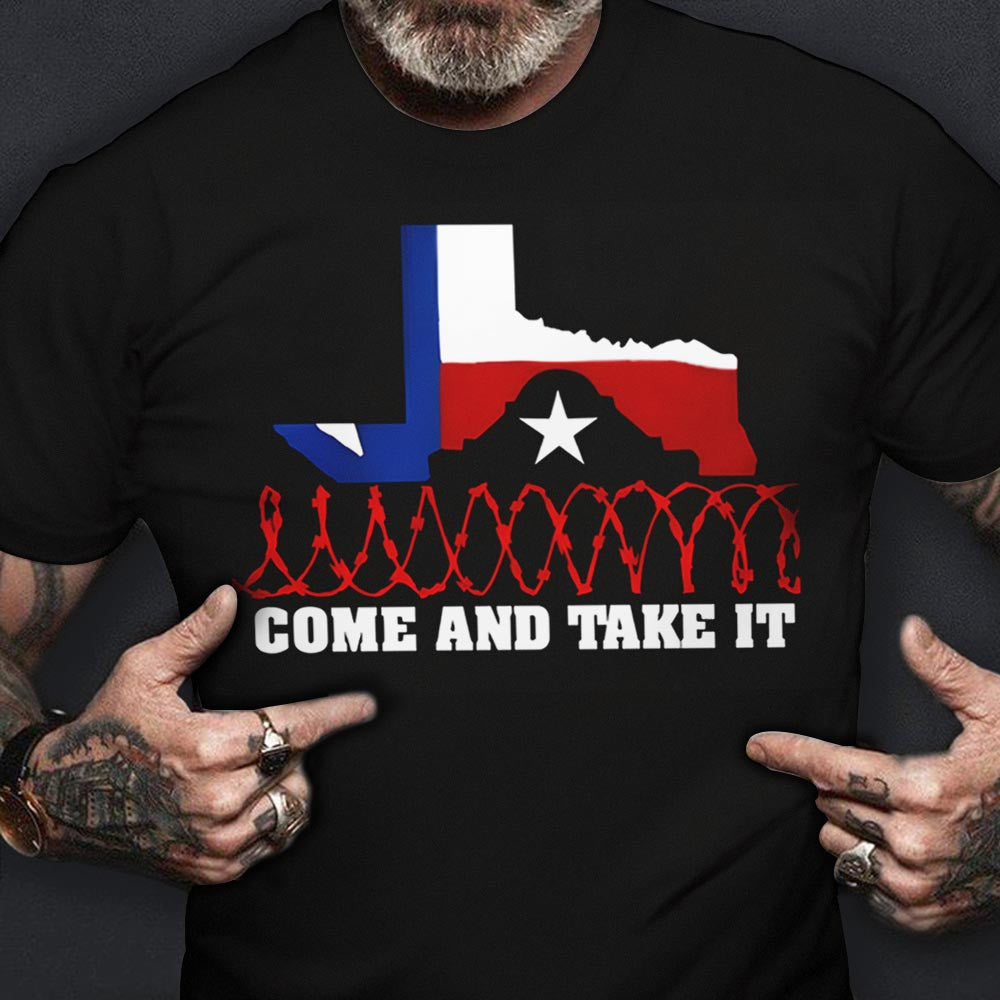 I Stand With Texas Hat Come Take It Barbed Wire Hat - Lilybirchmarket