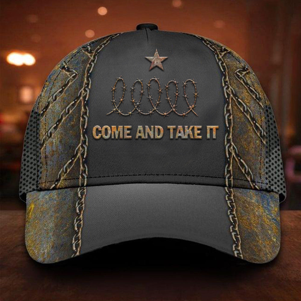 I Stand With Texas Hat Come Take It Razor Wire Hat - Lilybirchmarket