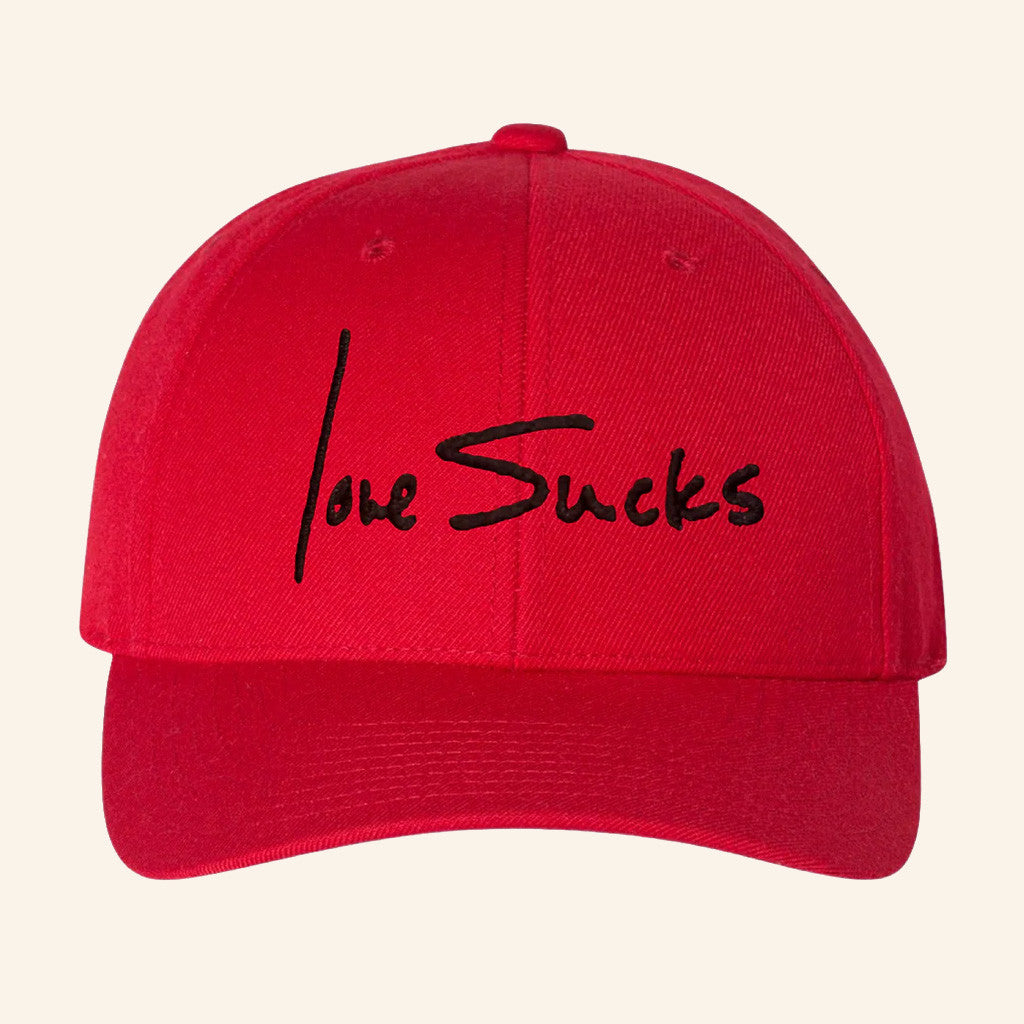 Ian Somerhalder Merch Love Sucks Embroidered Hat Christmas Present Ideas For Boyfriend - Lilybirchmarket