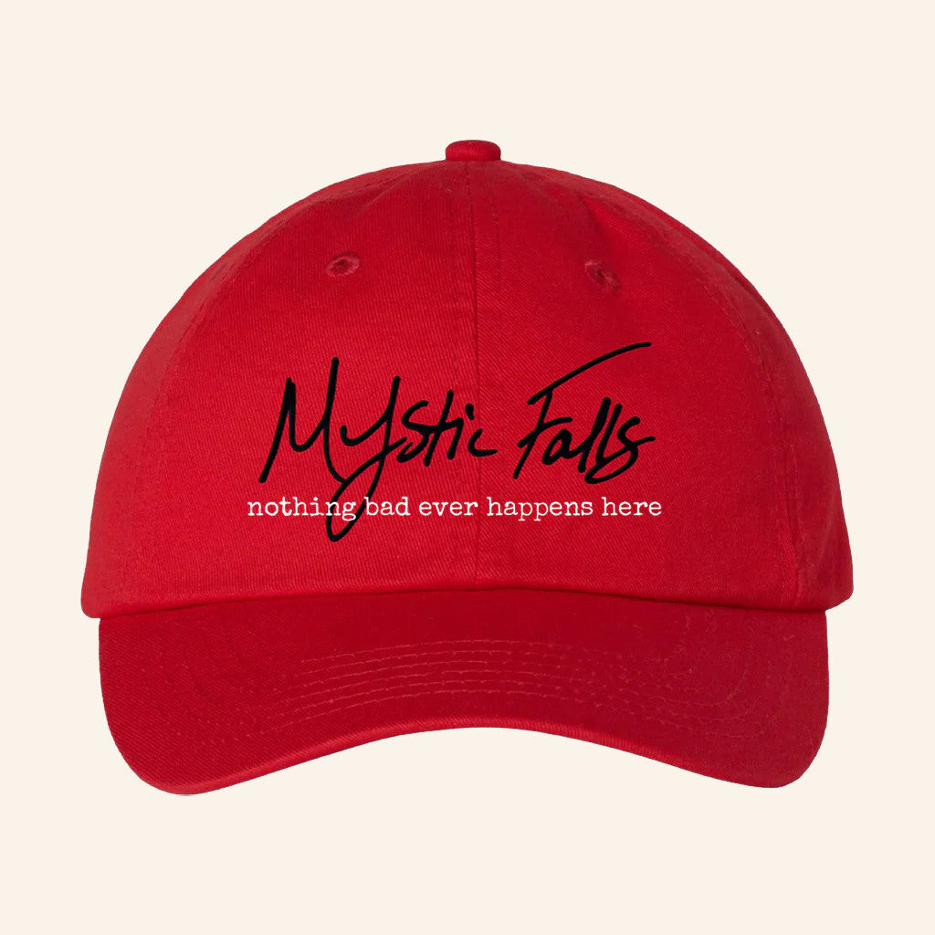 Ian Somerhalder Merch Mystic Falls Embroidered Hat Xmas Gifts For Brother - Lilybirchmarket