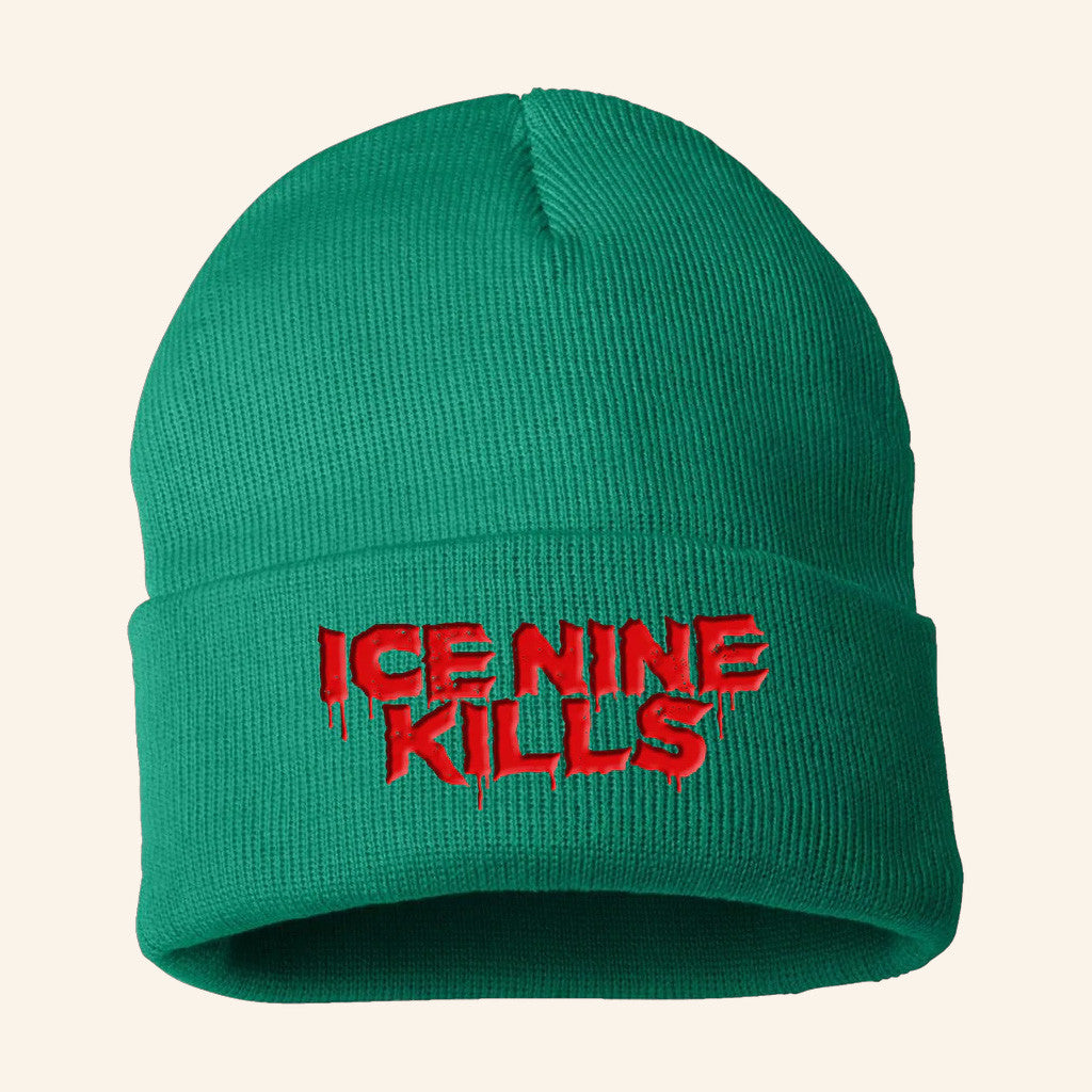 Ice Nine Kills Merch Horrordays Greenie Beanie Christmas Gift Ideas For Friends - Lilybirchmarket